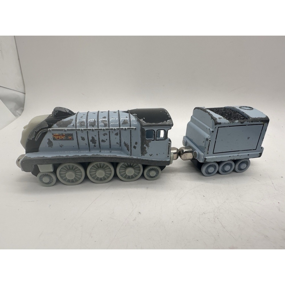 Thomas Friends Spencer Die Cast Train‎ w/ Tender Learning Curve 2004 Metal Toy